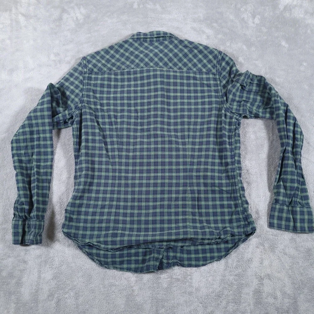 Denim & Supply Ralph Lauren Shirt‎ Womens Large Plaid Flannel Tomboy Button Down